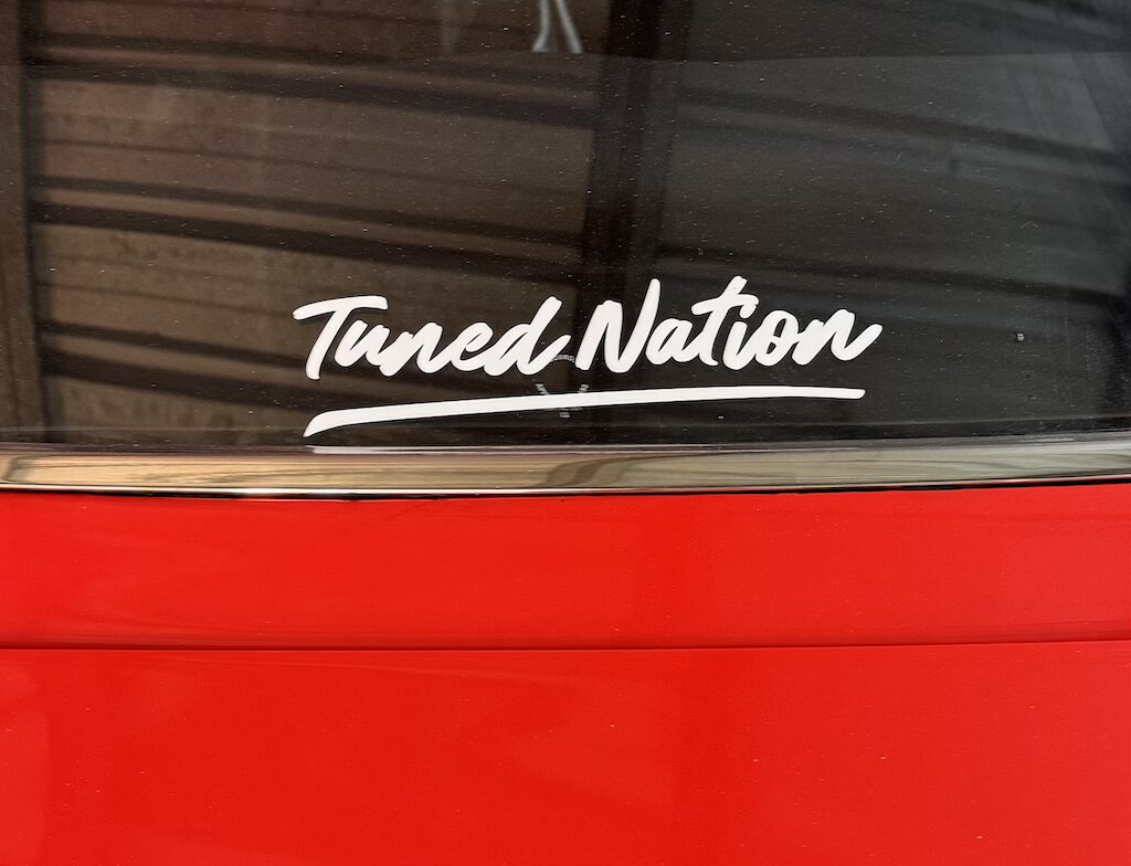 Tuned Nation Sticker (Small)